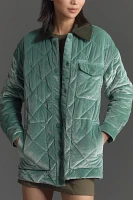 NVLT Quilted Velour Reversible Field Jacket