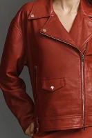 NVLT Leather Moto Jacket