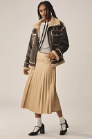 NVLT Shearling Biker Jacket