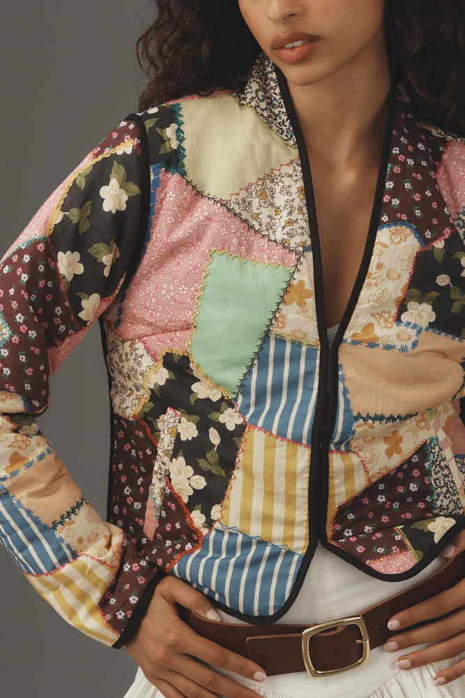 By Anthropologie Patchwork Jacket