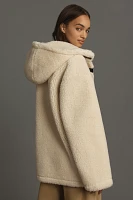 By Anthropologie Hooded Sherpa Jacket