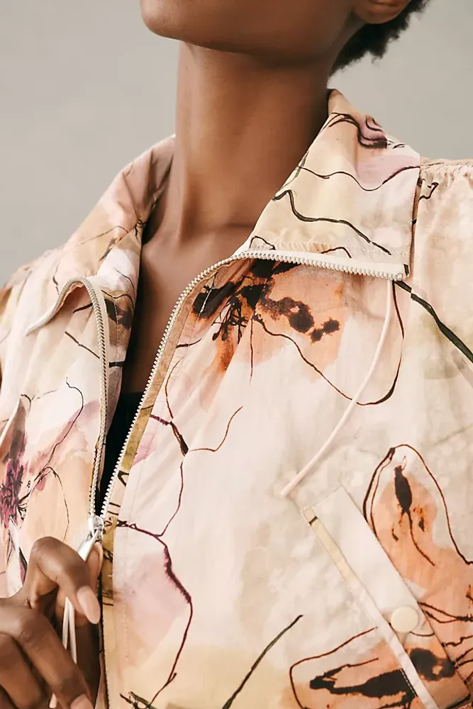 By Anthropologie Femme Cropped Bomber Jacket