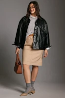 The Weston Boyfriend Jacket by Pilcro: Faux Leather Edition