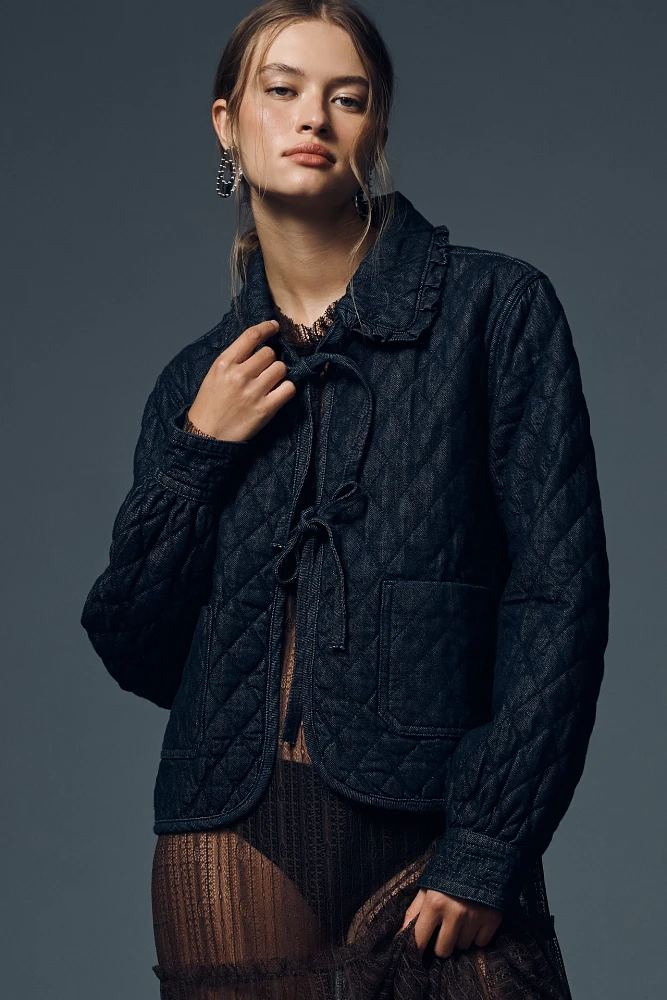 Seventy + Mochi Heidi Quilted Denim Jacket