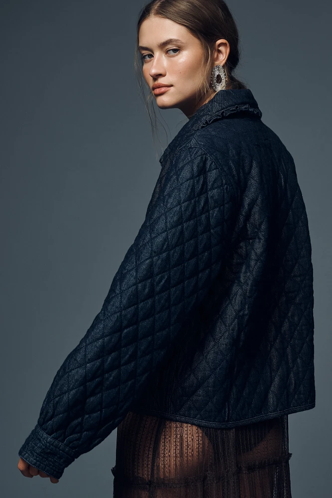 Seventy + Mochi Heidi Quilted Denim Jacket