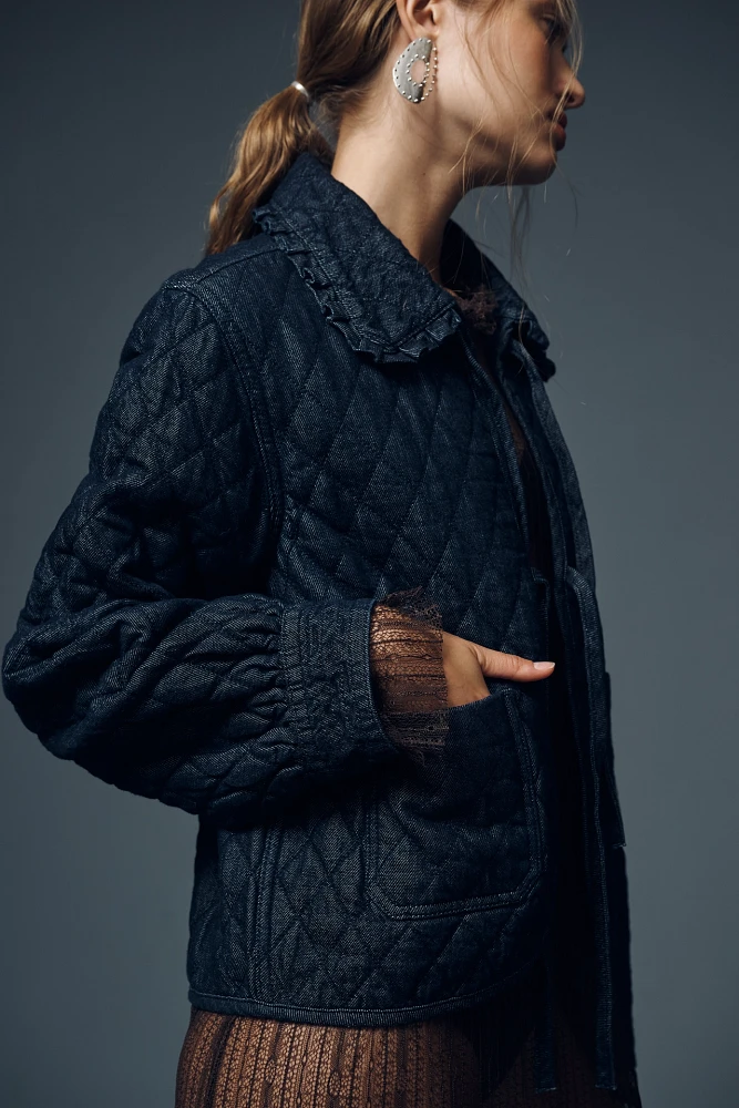 Seventy + Mochi Heidi Quilted Denim Jacket