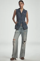 Pilcro Longline Denim Vest