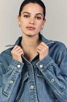 The Weston Denim Boyfriend Jacket by Pilcro: Cropped Edition