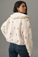 MABLE Sherpa Embroidered Jacket