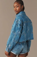 Pilcro Embroidered Utility Denim Jacket