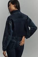 Pilcro Washed Cropped Denim Jacket