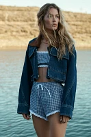 Pilcro Cropped Denim Barn Jacket