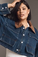 Pilcro Cropped Denim Barn Jacket