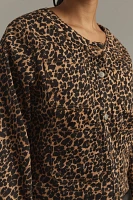 The Cora Patch Pocket Jacket by Maeve: Leopard Edition