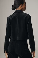 Maeve Cropped Tux Blazer