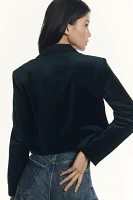 Maeve Cropped Tux Blazer