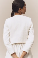 Derek Lam 10 Crosby Bayle Embroidered Tweed Jacket
