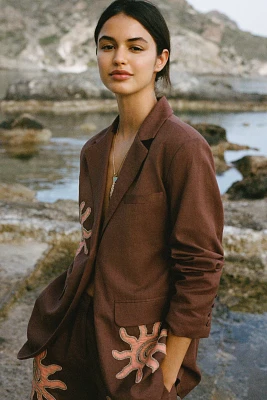 The Wolf Gang Sueño Cotton Linen Blazer