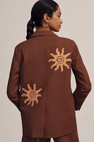 The Wolf Gang Sueño Cotton Linen Blazer