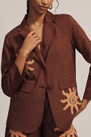 The Wolf Gang Sueño Cotton Linen Blazer