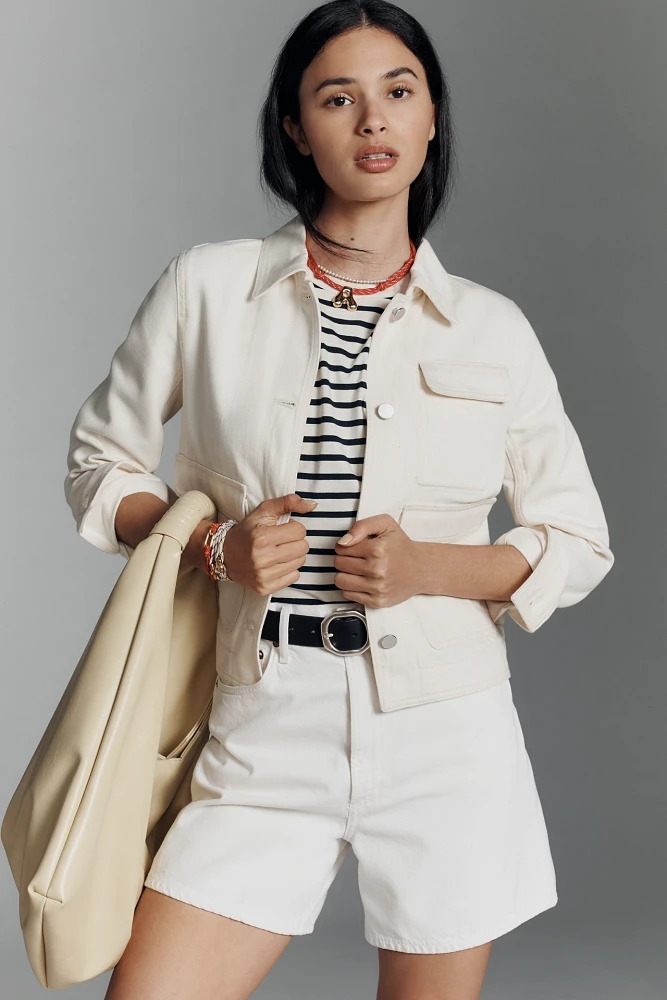 Theory Casual Denim Chore Jacket