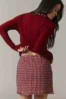 Corey Lynn Calter Tweed Mini Skirt