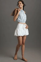 BLANKNYC Soda Pop Bubble Denim Mini Skirt