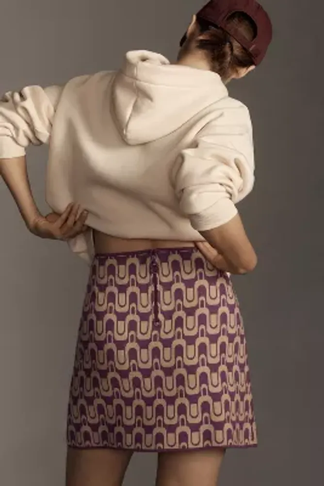 Maeve Mod Sweater Mini Skirt