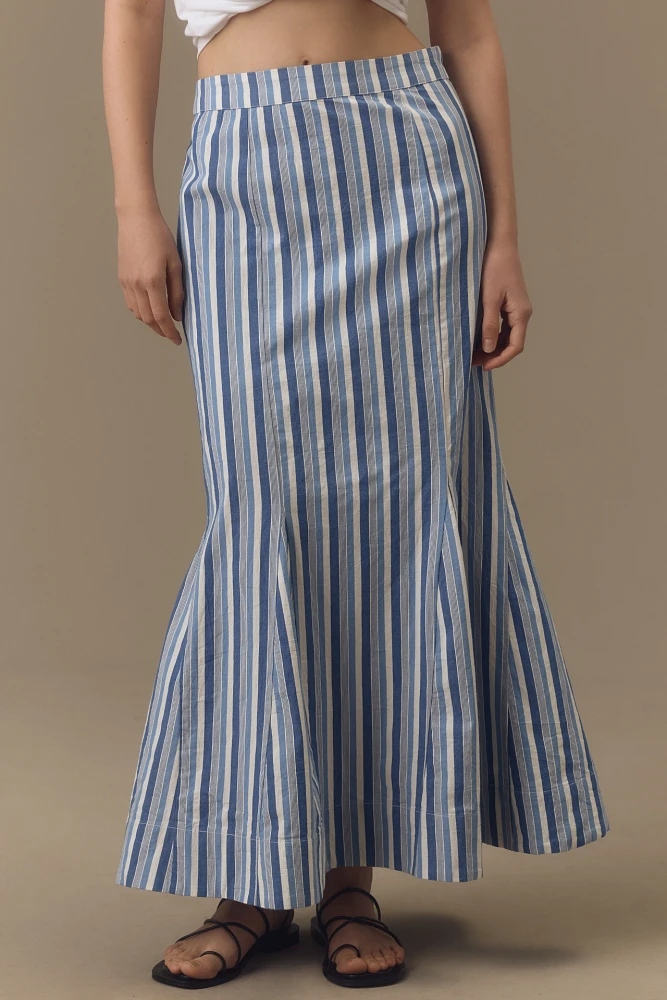 Maeve Seamed Mermaid Maxi Skirt