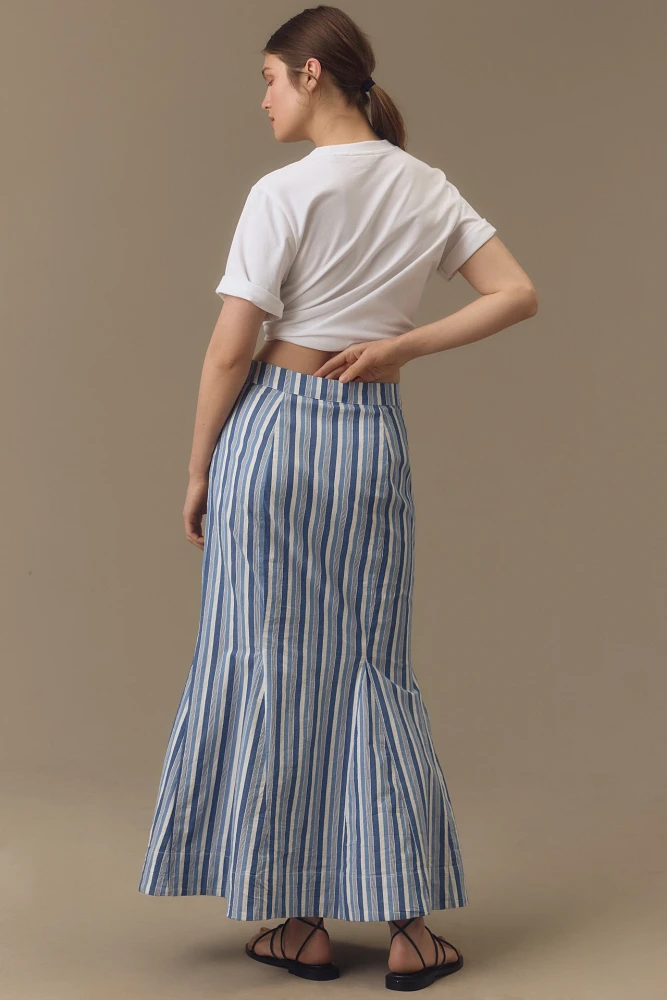 Maeve Seamed Mermaid Maxi Skirt