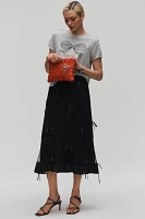 Maeve Ribbon Pencil Midi Skirt