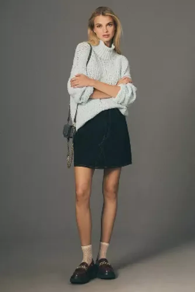 Pilcro Denim Mini Skirt