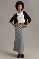 Maeve Belted Column Maxi Skirt