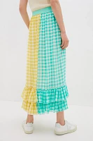 Eva Franco Lynsey Gingham Maxi Skirt