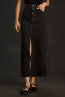 AGOLDE Leif Front-Slit Denim Skirt