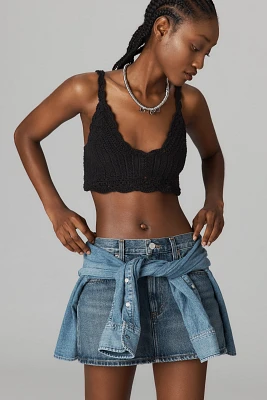 AGOLDE Alek Denim Mini Skirt