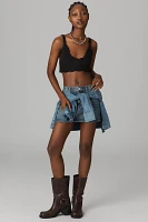 AGOLDE Alek Denim Mini Skirt
