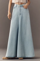 AGOLDE Odin Exaggerated Denim Maxi Skirt