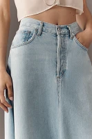 AGOLDE Odin Exaggerated Denim Maxi Skirt