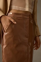 Sunday Brooklyn Faux Leather Skirt