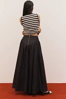 Maeve Drop-Waist A-Line Maxi Skirt