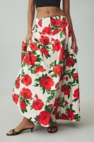 Maeve Drop-Waist A-Line Maxi Skirt