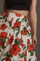 Maeve Drop-Waist A-Line Maxi Skirt