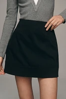 By Anthropologie Structured Mini Skirt