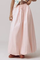 4SI3NNA Poplin Bubble Maxi Skirt