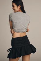 Glamorous Bow Tie Bubble Mini Skirt
