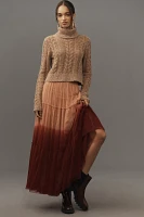 Let Me Be Ombre Tulle Maxi Skirt