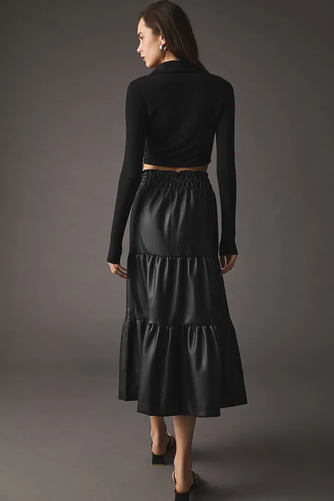 The Somerset Maxi Skirt: Faux Leather Edition