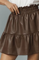 The Somerset Mini Skirt: Faux Leather Edition