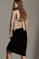 The Tilda Velvet Slip Skirt